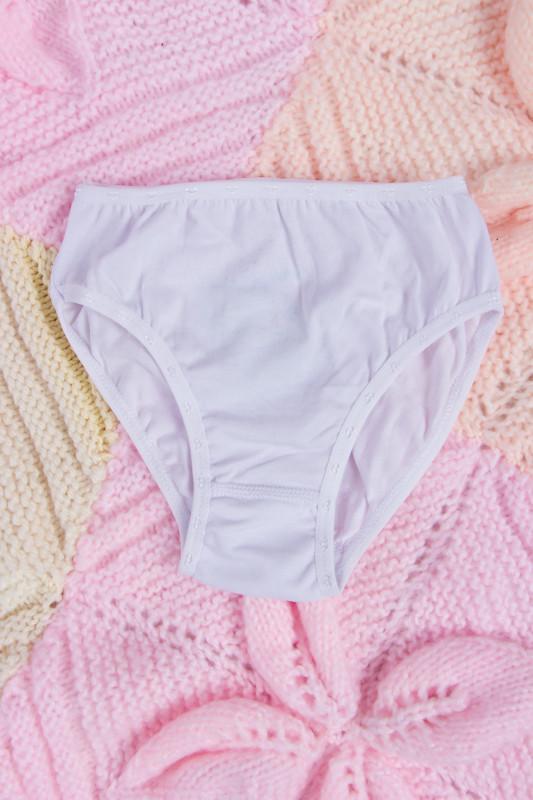 Girls' Underwear – Soft Panties with Decorative Elastic Waistband, Any season 273-036 HC