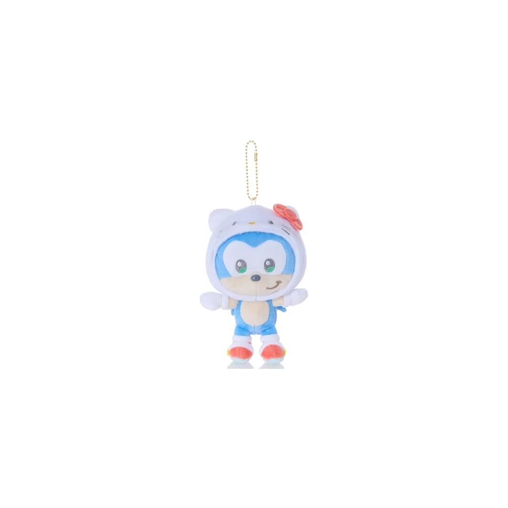 Sega Fave Sonic and Friends Sanrio Characters Plush Toy Sonic and Hello Kitty Mascot