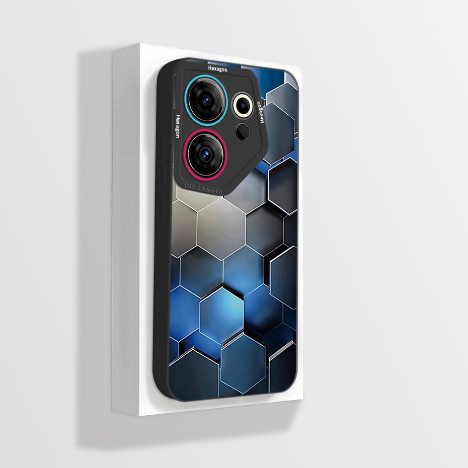 For Tecno Camon 20 Premier 5G Phone Case Fancy Camera Lens Protector Soft Liquid Silicone Funda For Camon20 Premier CK9n Coque