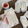 Ladies Spring and Autumn Sweet Bow Lace Matching Color Medium Cylinder Stack Socks