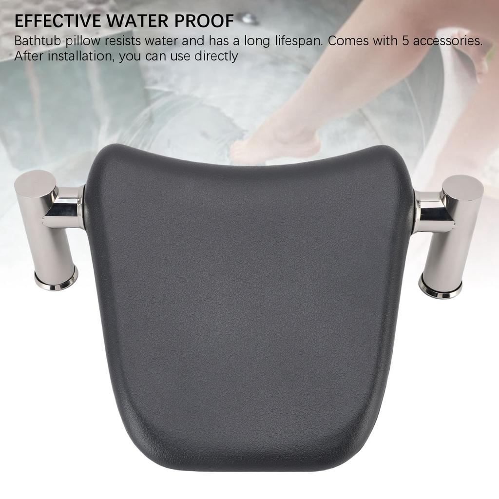 Wodoodporna poduszka do wanny do wanny SPA ze stali nierdzewnej z wymiennym wspornikiem z akcesoriami