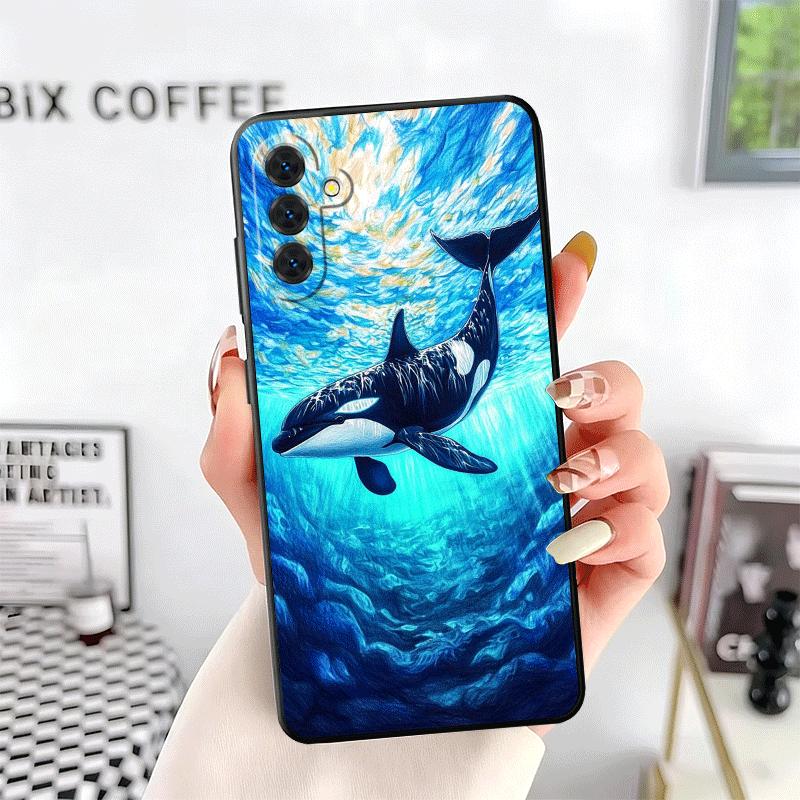 

Orca Ocean Pattern Soft Phone Case for Samsung A17 A37 A57 A16 A26 A36 A56 A15 A25 A35 A55 A14 A24 A34 A54 A13 A23 A33 A53 A52 A Samsung A73