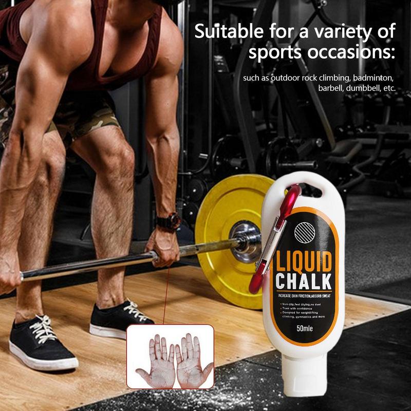 30/50/100ml Flüssigkreide Sport Magnesiumpulver Griff Anti-Rutsch-Griff Hebecreme Für Fitness Gewichtheben Klettern Fitnessstudio Sport