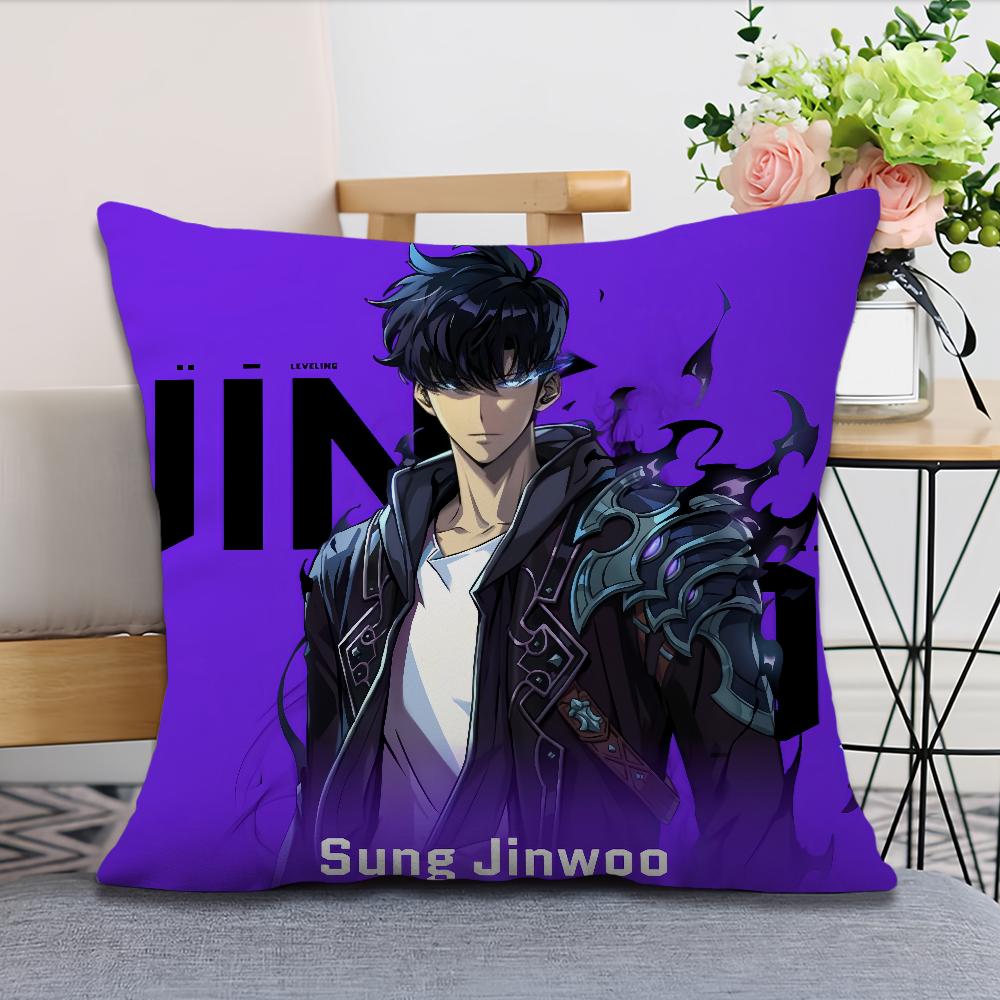 blood Hot soft Season2 Comfortable Pillow Case for Sofa Living Room Home office Decor Anime and Solo Leveling Protective  Covers