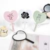 Customizable Mini Heart-Shaped Portable Makeup Mirror – Handheld, Hangable, Perfect for Students