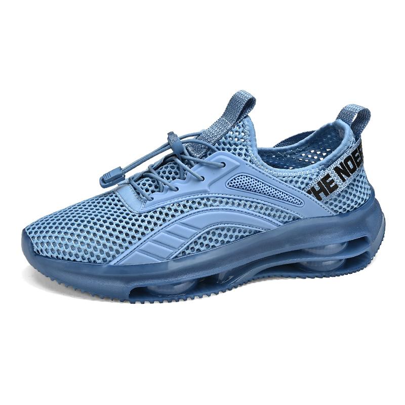 summer new air cushion men's shoes Breathable mesh surface fashionable shoes Fashion student casual sports shoes