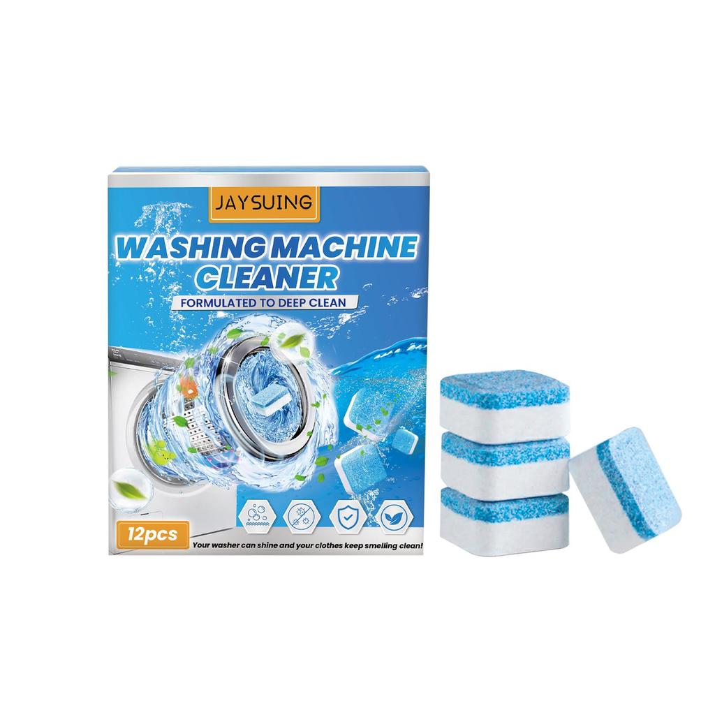 Jaysuing Washing Machine Cleaning Tablets Drum Type Boiler Household Washing Machine Tank Cleaning Cleaning Odor and Dirt