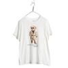 Used [Great Coupons Now Available!] Polo Bear Polo Ralph Lauren Print Short Sleeve T-Shirt Men's XXL White Character Crew Neck Single Stitch Large