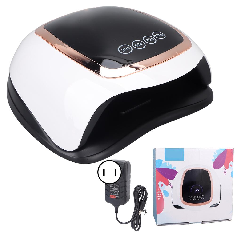 168W UV LED Nail Dryer 42pcs Light Chips 4 Timing Detachable Bottom Nail Polish Curing Lamp
