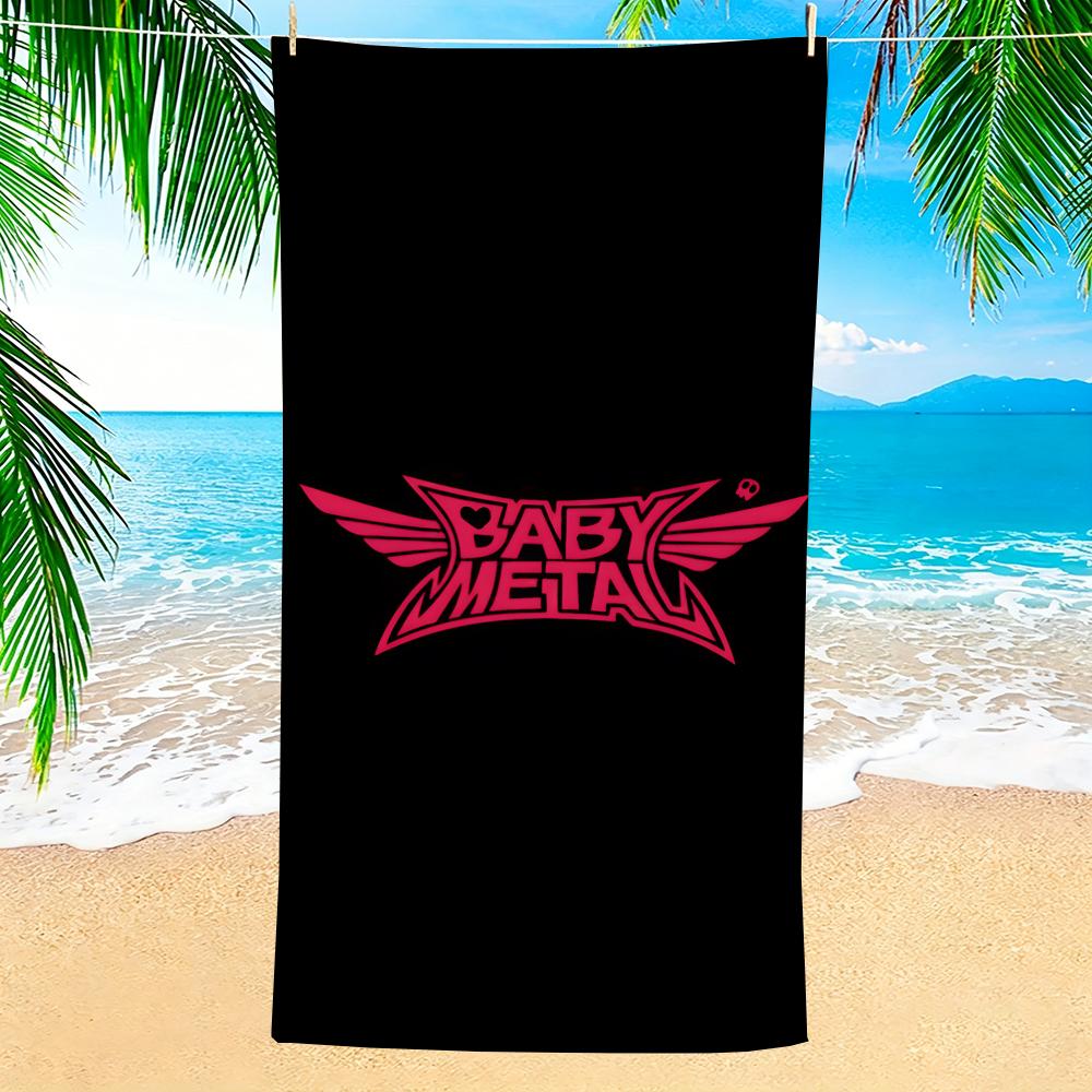 Band BABYMETAL Towel Towel Soft Pool Gift For Travel Gym Shower Camping Quick Dry Sports Large Beach Towels