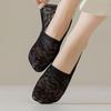 No Show Socks Women for Flats Invisible Hiddens Socks Lace Low Cut Liner Socks with Antis Slip Strips Cotton Bottom Socks
