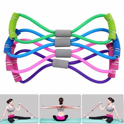 Stretch Band Seil Latex Gummi Arm Widerstand Fitness Übung Pilates Yoga Gym