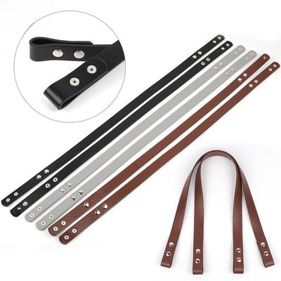56 cm langer Handtaschen-Schultergurt mit Vier-Knopf-Druckknopf aus PU-Leder