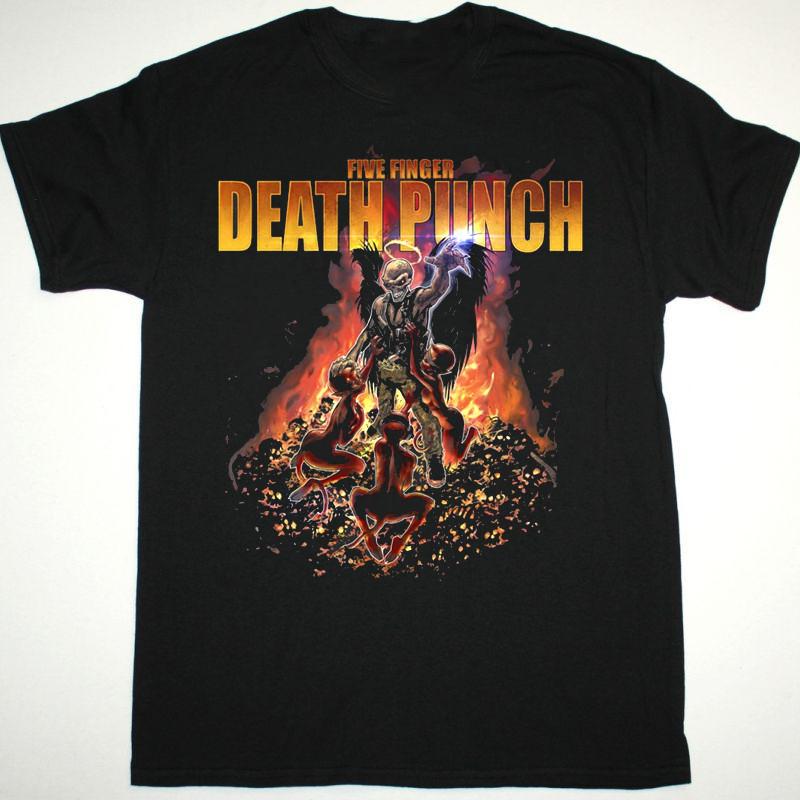 

Rare Five Finger Death Punch Band Cotton Gift For Fan All Size T-shirt Unisex T-Shirt M