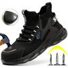 Fashion Fashion New Design Safety Shoes Men Sock Boots Steel Toe Cap Kevlar Midsole Puncture-Proof Work&Safety Boots Male Working Shoes