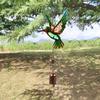 Metal Hummingbird Wind Chime Creative Hanging Decoration Blessing Bell Pendant  Gift