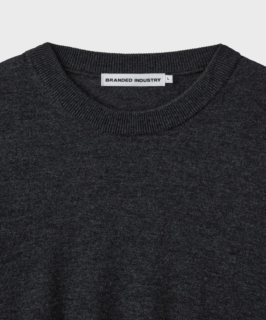 Beulaendideu [Superior] Essential Superfine Round Knit [Charcoal]