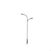 Double Head Model Street Lamp 12V Low Electrical Potential Miniature LED Lamppost Realistic Design