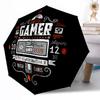 Gaming Player Zone Outdoor Automatic Umbrella Retractable Design with 8-Rib Durability Lightweight Perfect Gift for Friends Family