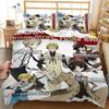 3D Kreslený Set Povlaku na Přikrývku Bungo Stray Dogs Příběhy Ztracených Ložní Sety Přikrývka Povlak na Přikrývku Povlak na Polštář Pro Domácí Textil