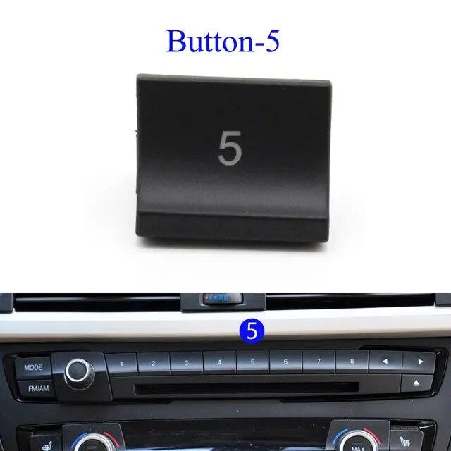 Dashboard Console Air Conditioning AC Vent CD Player Control Cap AC Button Key Replacement For BMW F20 F21 F22 F30 F35 F34 F36