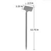 10Pcs Metal Plant Labels Weatherproof Garden Label Markers Reusable Garden Stake Tags for Vegetables  Flower Seed Greenhouse
