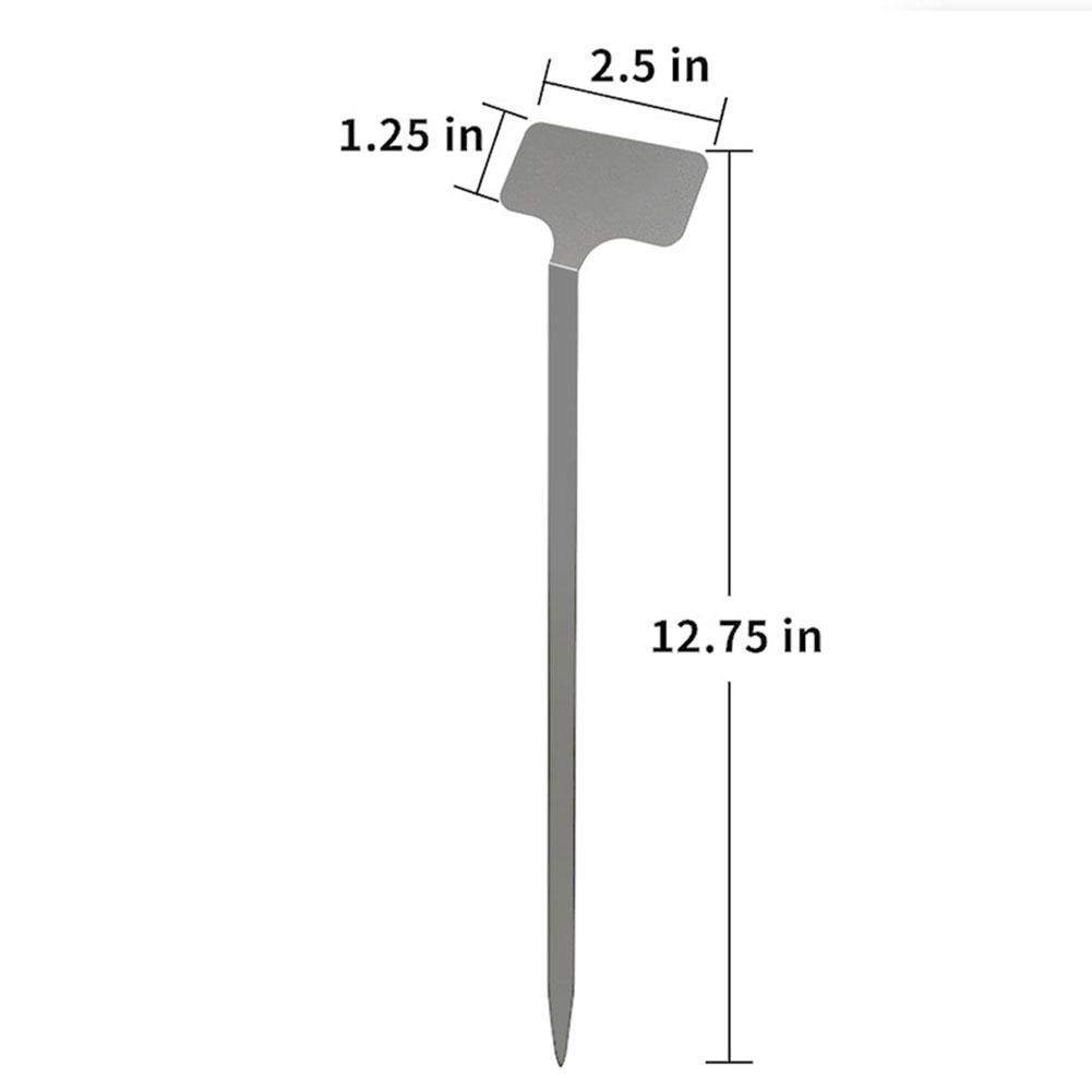 10Pcs Metal Plant Labels Weatherproof Garden Label Markers Reusable Garden Stake Tags for Vegetables  Flower Seed Greenhouse