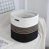 Miflame Woven Cotton Linen Storage Basket