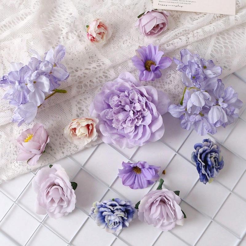 

Набір для виготовлення штучних квітів своїми руками для шпильок для волосся, головних уборів, парасольок та весільних прикрас