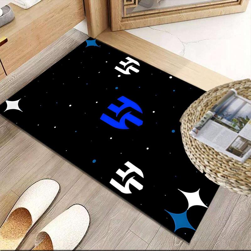 Al Hilal FC Crest  Carpet, Kitchen Rugs, Yoga Mat, Non-Slip Mats, Rug for Bathroom, Living Room Bedroom, Camping Rugs Christmas Gift
