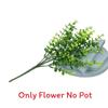Globulus Eucalyptus Plastic Green Plant Bouquet For Hotel Decor Interior