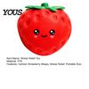 Strawberry Stress Relief Toy Cartoon Toy, Giant Squeeze Fake Reducer Fruit Sensory Fidget for Home Office School Hand