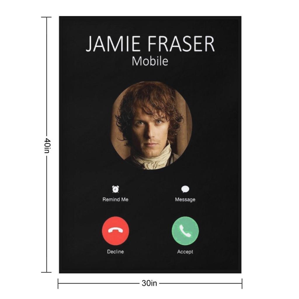 Gifts For Men Jamie Fraser Calling Cute Gift Throw Blanket Moving Designers Thermals For Travel Luxury Throw Blankets