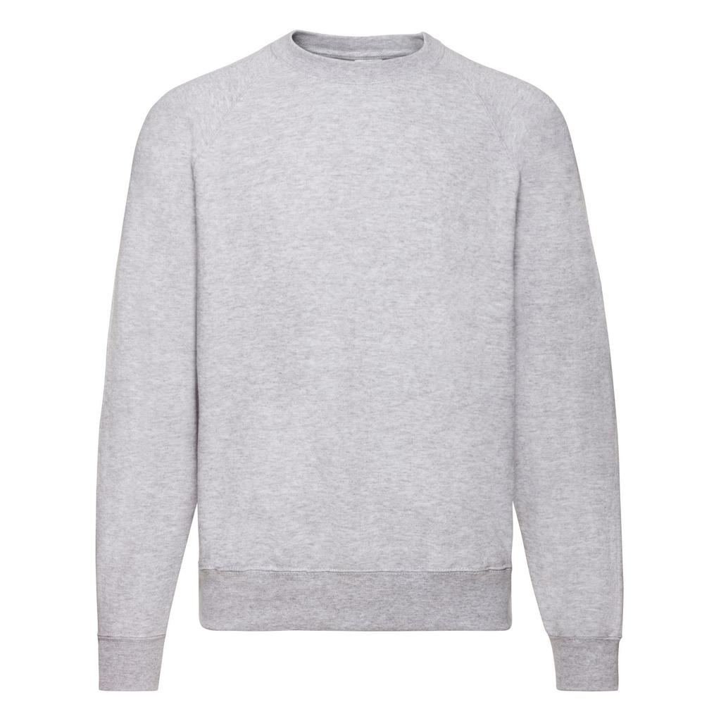 Fruit of the Loom Unisex Adult Classic Plain Raglan Sweatshirt