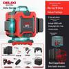 Delixi 12-Point High-Precision Green Laser Level for Outdoor Use