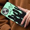 Handyhülle für Apple iPhone 17 Plus 16 15 14 XS XR 13 16e 12 Pro Max Air 11 Weiche Hülle Capa Graffiti Tropfen