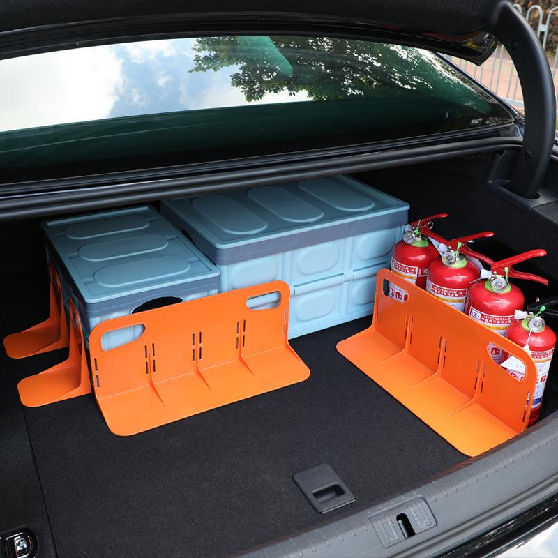 Multifunctional Car Back 1Pc Auto Trunk Organizer Rack Luggage Box Stand Shake-Proof Fence Storage Holder Tools