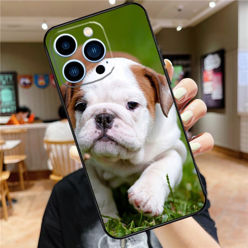 

French Bulldog Case For iPhone 17 Pro Max 16 15 14 11 12 13 Mini Plus 16e 17 Air Bumper Cover Accessories iPhone 15