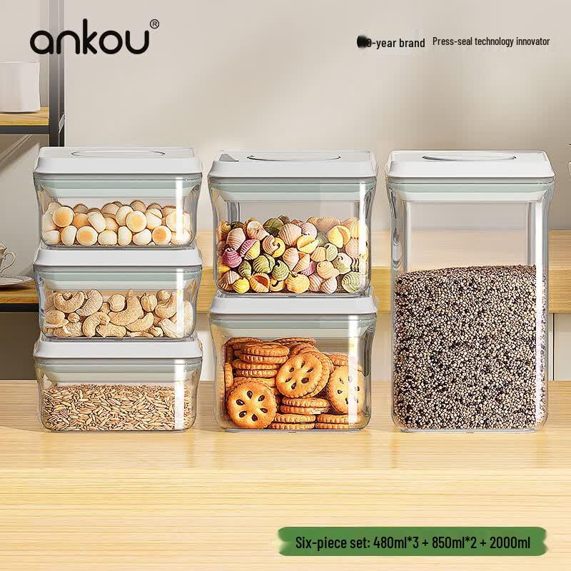 ANKOU Square Food Storage Container Set