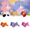 Adorable Plush Bear Refrigerator Magnet Cute Animal Novelty Rainbow Bear Toy Phone Stand