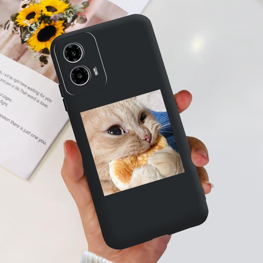 For Motorola Moto G24 Power Case 2024 New Fashion Flower Silicone Soft Back Cover For Moto G24 G34 Phone Case MotoG24 G 24 Coque