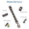 Hamans Titanium Alloy EDC Pry Bar with Bottle Opener Screwdriver Function Multi Tool (Multicolor)