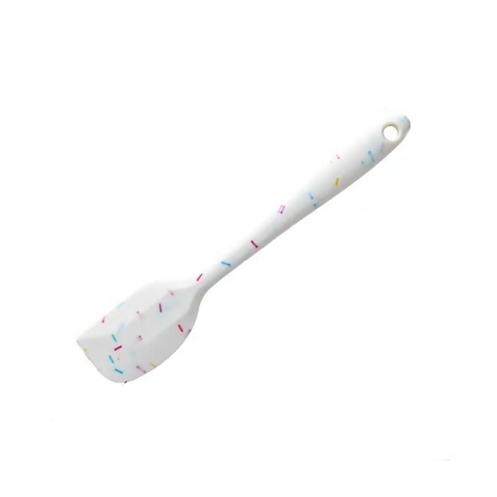 New Small Silicone Scraper Baking Tool Semi Transparent Cream Scraper Butter Mixer Silicone Spoon Scraper Home