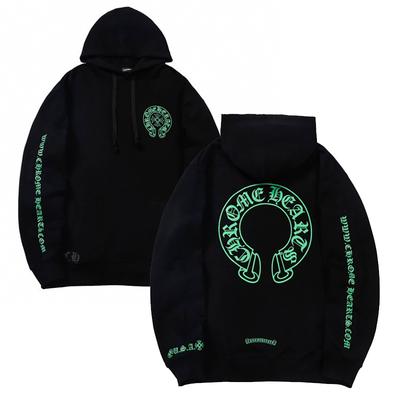 805 CHROME HEARTS 2026 Otoño e Invierno Nueva Talla Grande Estilo Clásico Sudadera con Capucha y Logo, Adecuada para que la Usen Parejas