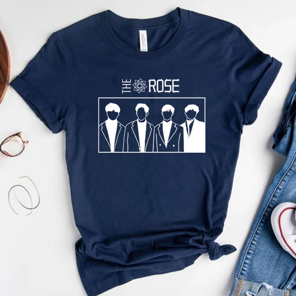 Das Rosenhemd Morgendämmerung bis Abenddämmerung T-Shirt Wir sind im Regen Coole Musik-T-Shirts KRock T-Shirt KPop Konzert Merch Trendiges Oberteil Geschenk für Fans