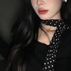 Women Narrow Long Scarf Polka Dot Tie Bag Ribbon Headband Choker Streamer Lady Accessories