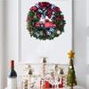 Christmas Wreath Ornaments Interesting Window Door DIY Scene Layout Simulation Pine Hanging Decoration Holiday Pendant Prop
