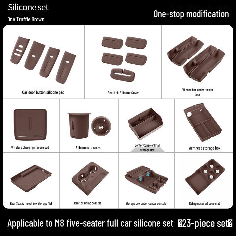 AITO M7 M8 M9 Accessories: Wireless Charger Pad & Interior Trim Mod Kit