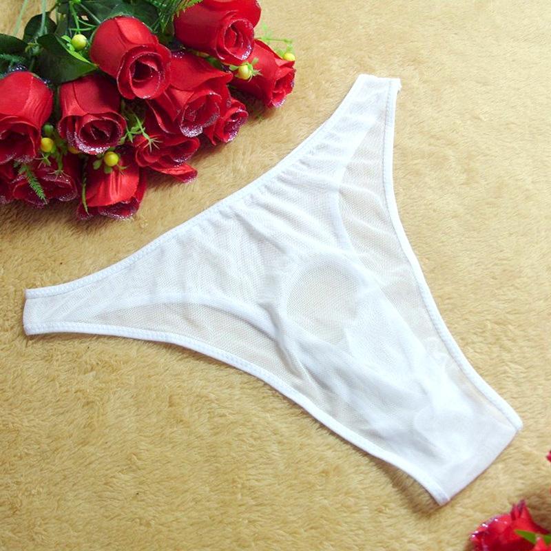 Mens Underpants Jockstrap Knicker Low Rise See-through