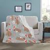 Capybara Cartoon Animal Blanket Kapibara Flannel Blanket Suitable for Office Travel Blanket